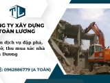Dịch Vụ Đập Phá, Tháo Dỡ, Thu Mua Xác Nhà Ở Bình Dương