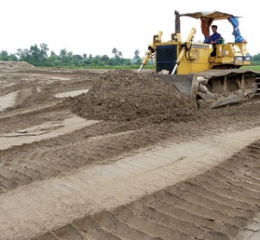 Dịch vụ san lấp mặt bằng  tại Bình Dương