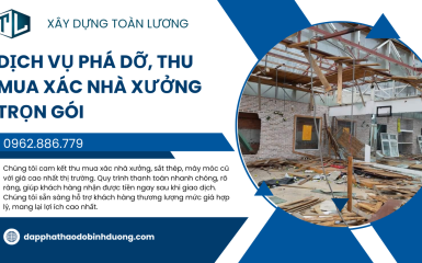 Dịch Vụ Phá Dỡ, Thu Mua Xác Nhà Xưởng Trọn Gói Tại Đồng Nai