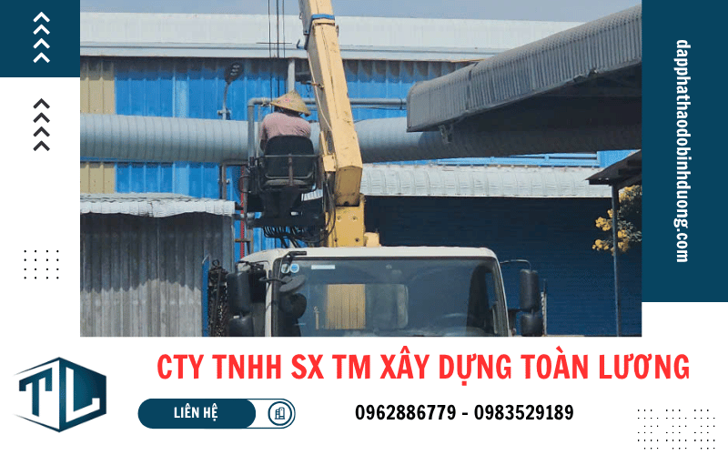 tháo dỡ nhà xưởng TPHCM