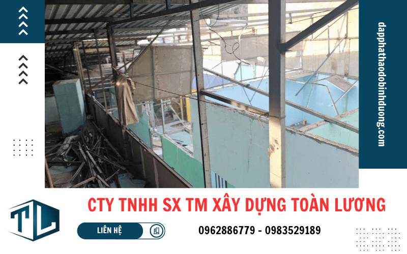tháo dỡ nhà xưởng TPHCM