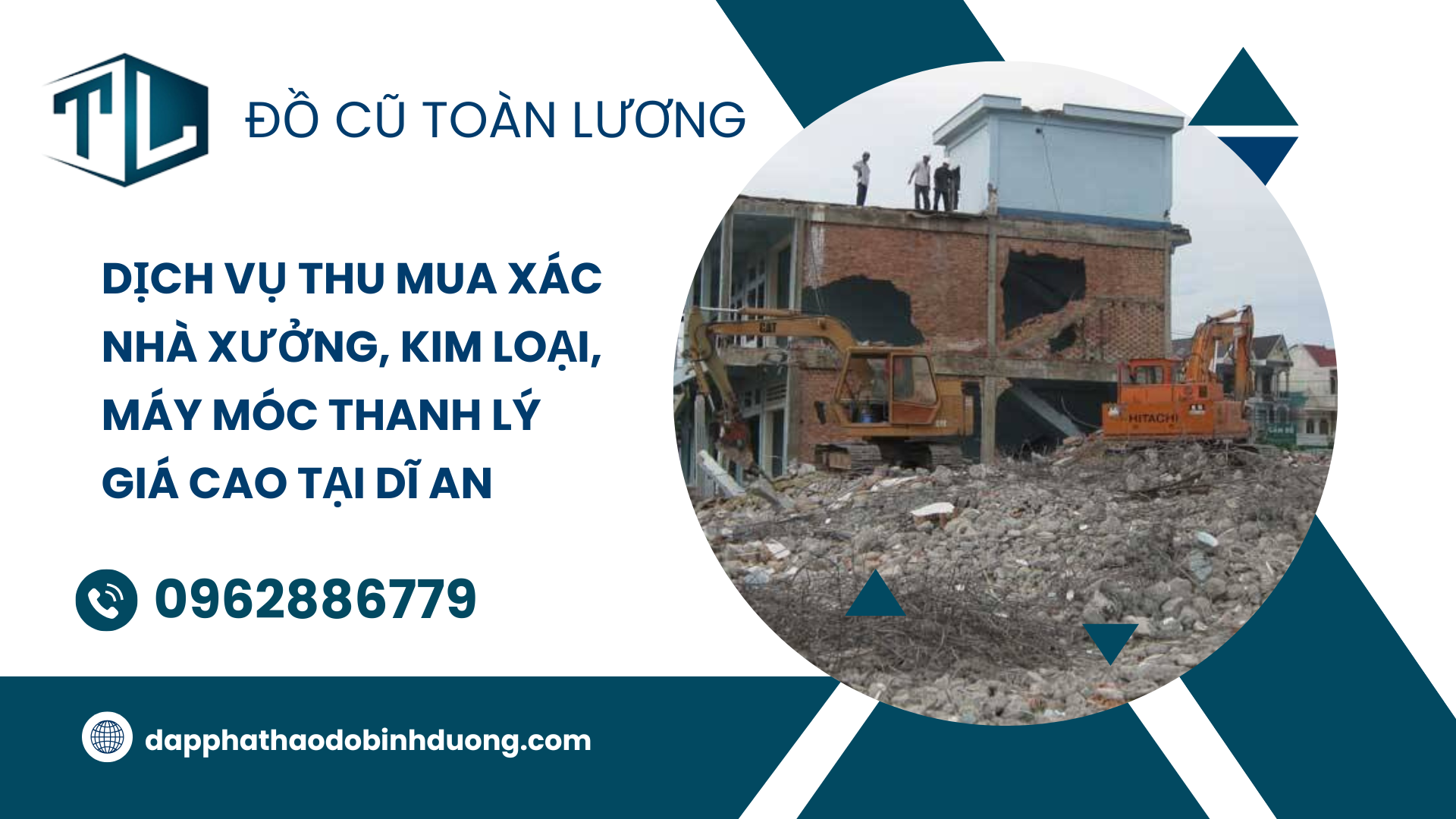Thu mua máy móc, kim loại thanh lý tại Dĩ An