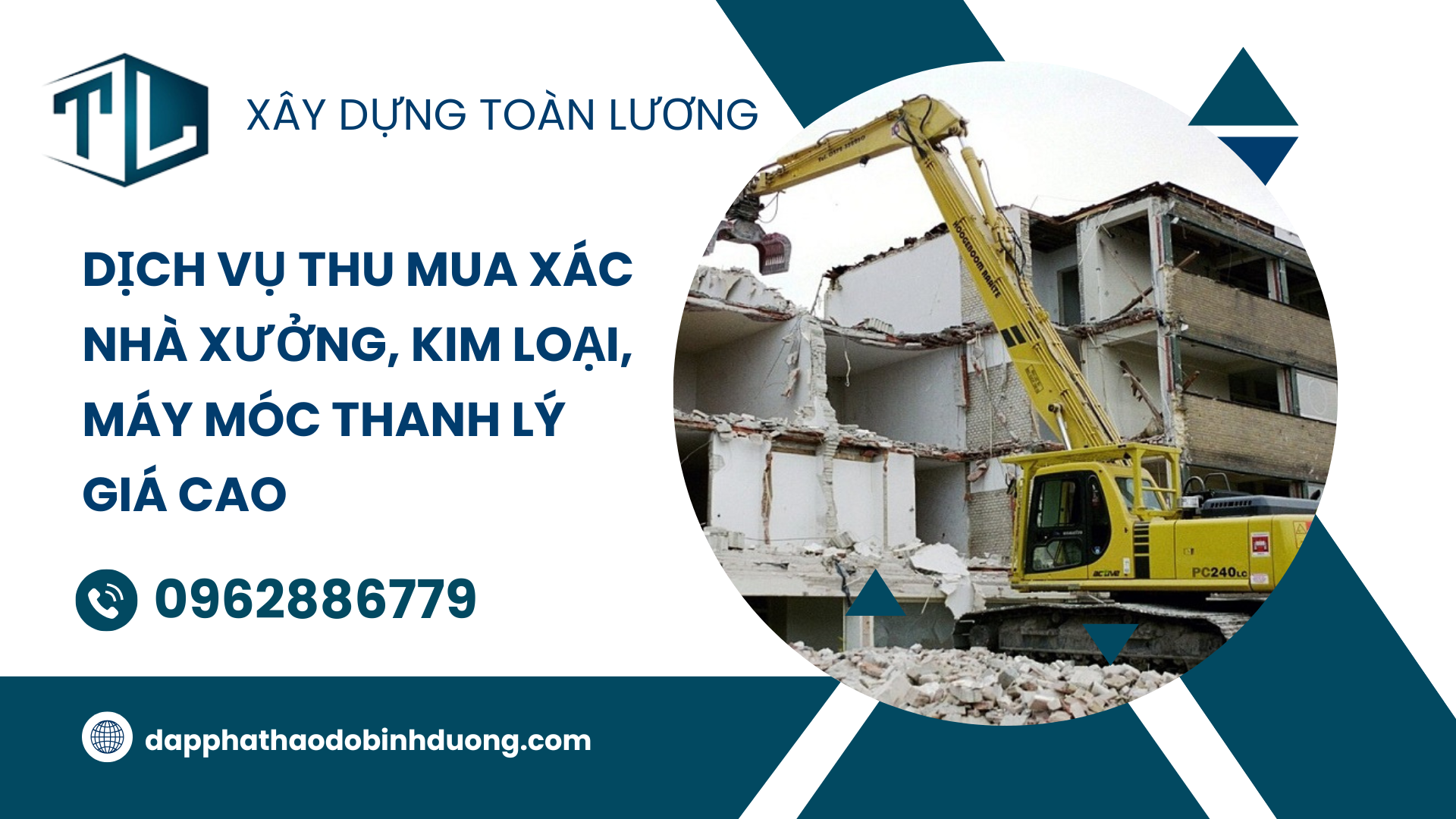 Thu mua xác nhà xưởng giá cao tại Toàn Lương