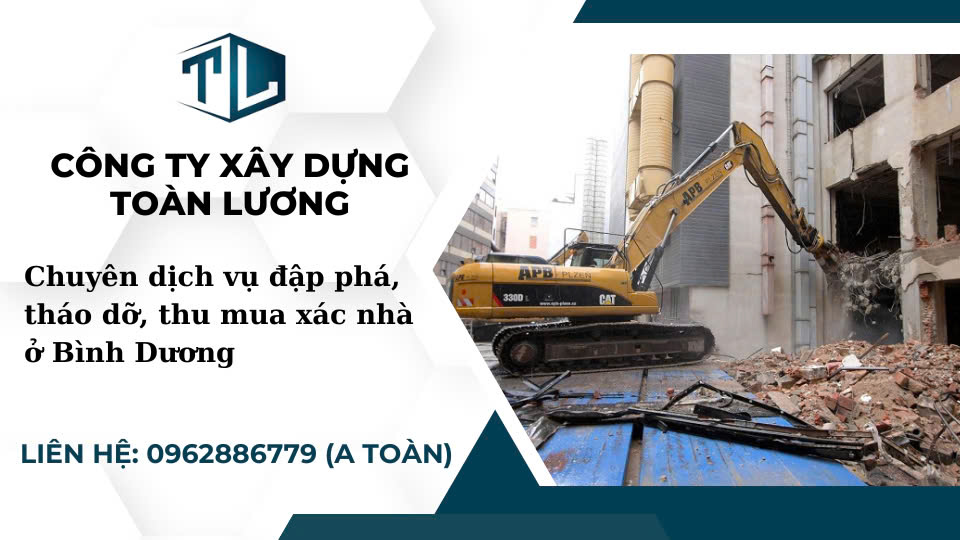 Dịch vụ phá dỡ nhà xưởng tại Bình Dương