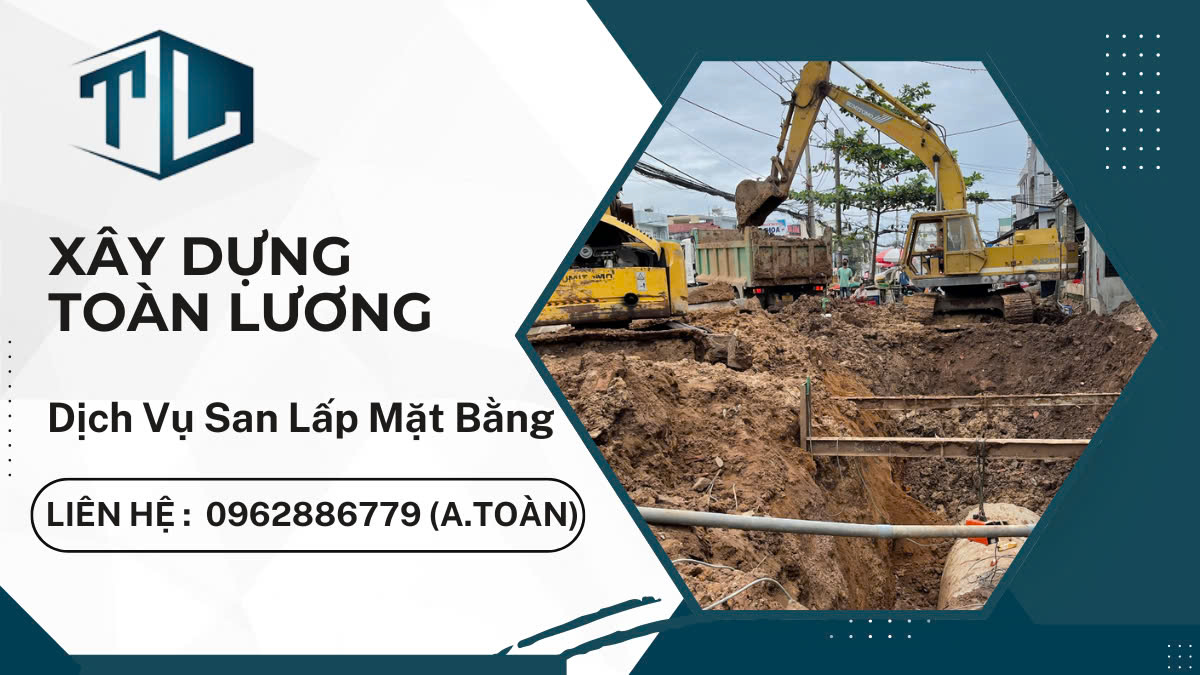 san lấp mặt bằng tại Bình Dương
