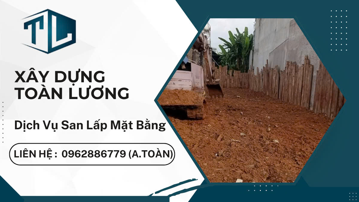 san lấp mặt bằng Bình Dương