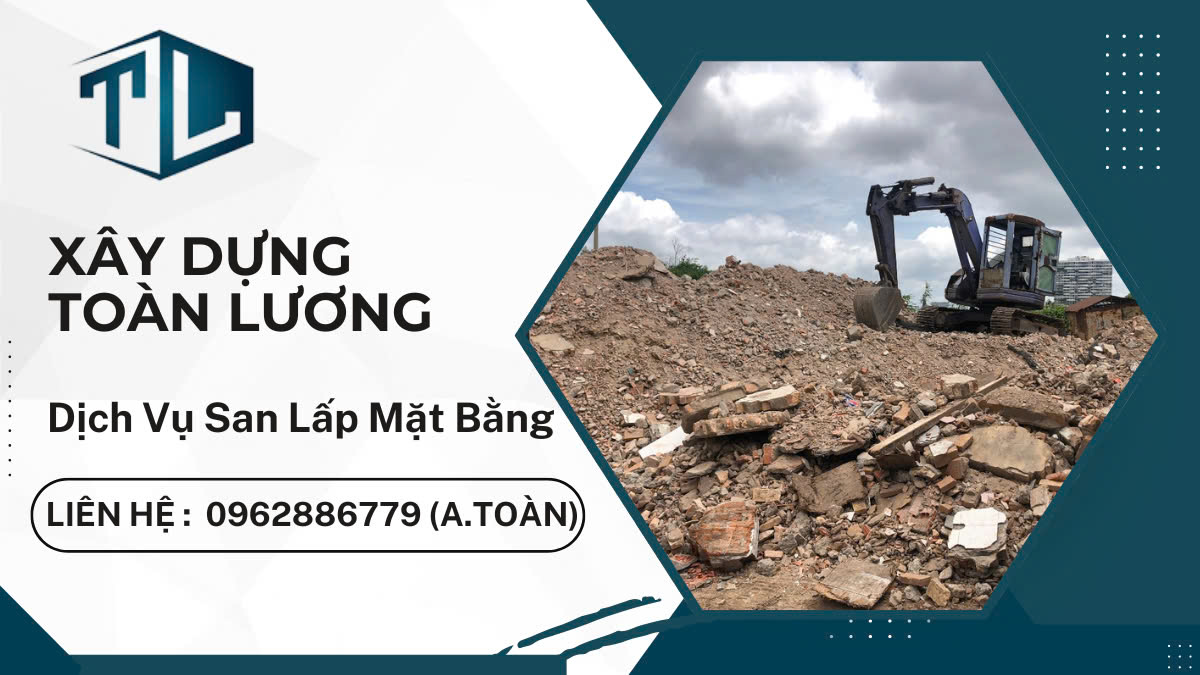 san lấp mặt bằng